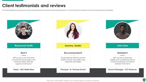 Highlighting Reviews and Testimonials