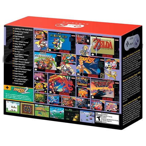 Included SNES Games