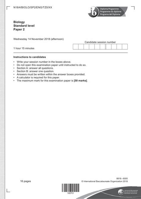 Strategies for Time Management in Biology Past Papers