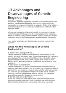 understanding the benefits and risks of genetic engineering1724089303